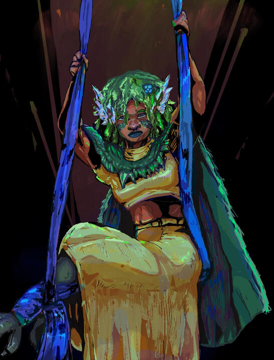 Colibri Clover in Winter by @JezzaWorks18