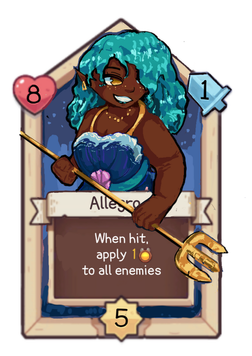 Wildfrost Card by @JezzaWorks18